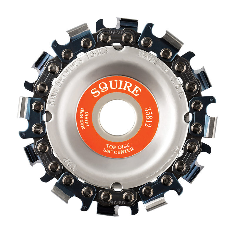 KING ARTHURS TOOLS, King Arthur's Tools 3-1/2 in. D X 5/8 in. Steel Chain Saw Type Cutting Wheel 12 teeth 1 pk