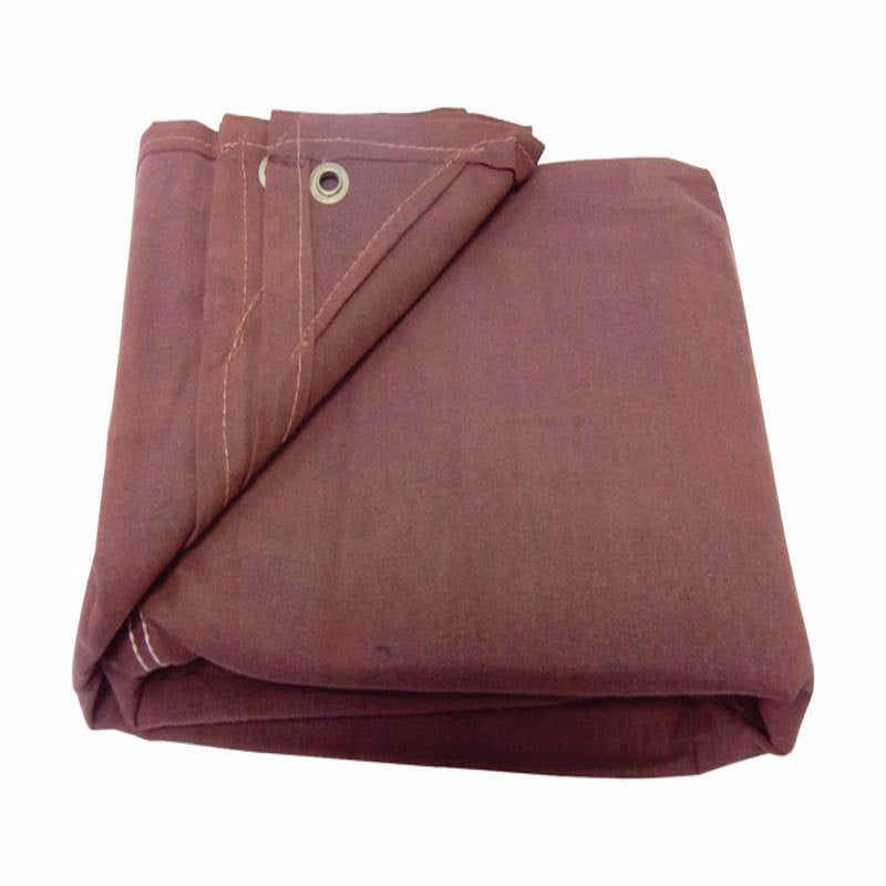 GOSPORT MANUFACTURING CO, King Tarpaulin 8 ft. W X 10 ft. L Heavy Duty Canvas Tarpaulin Brown