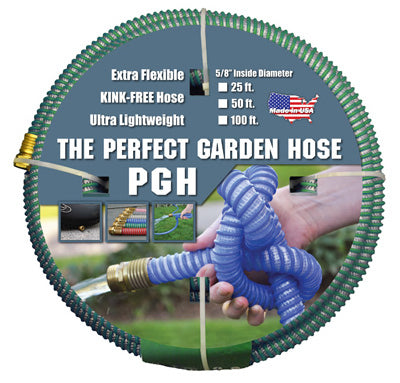 TUFF GUARD, Kink-Proof Garden Hose, Extra Flexible, Ultra Lightweight, Green, 5/8-In. x 50-Ft.