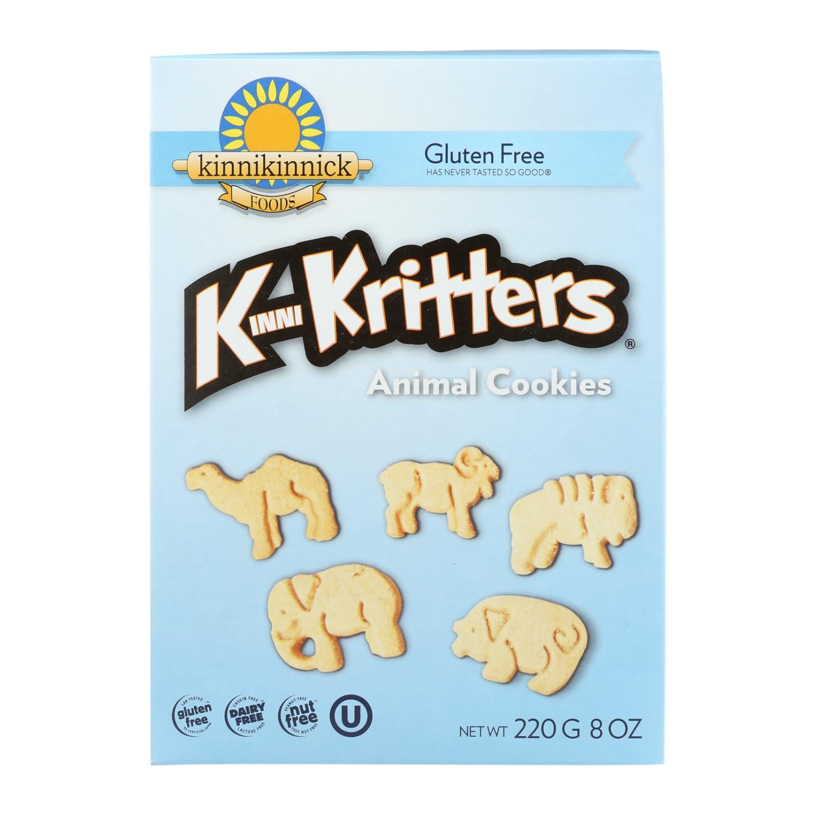 Kinnikinnick, Kinnikinnick Animal Cookies - Case of 6 - 8 oz. (Pack of 6)