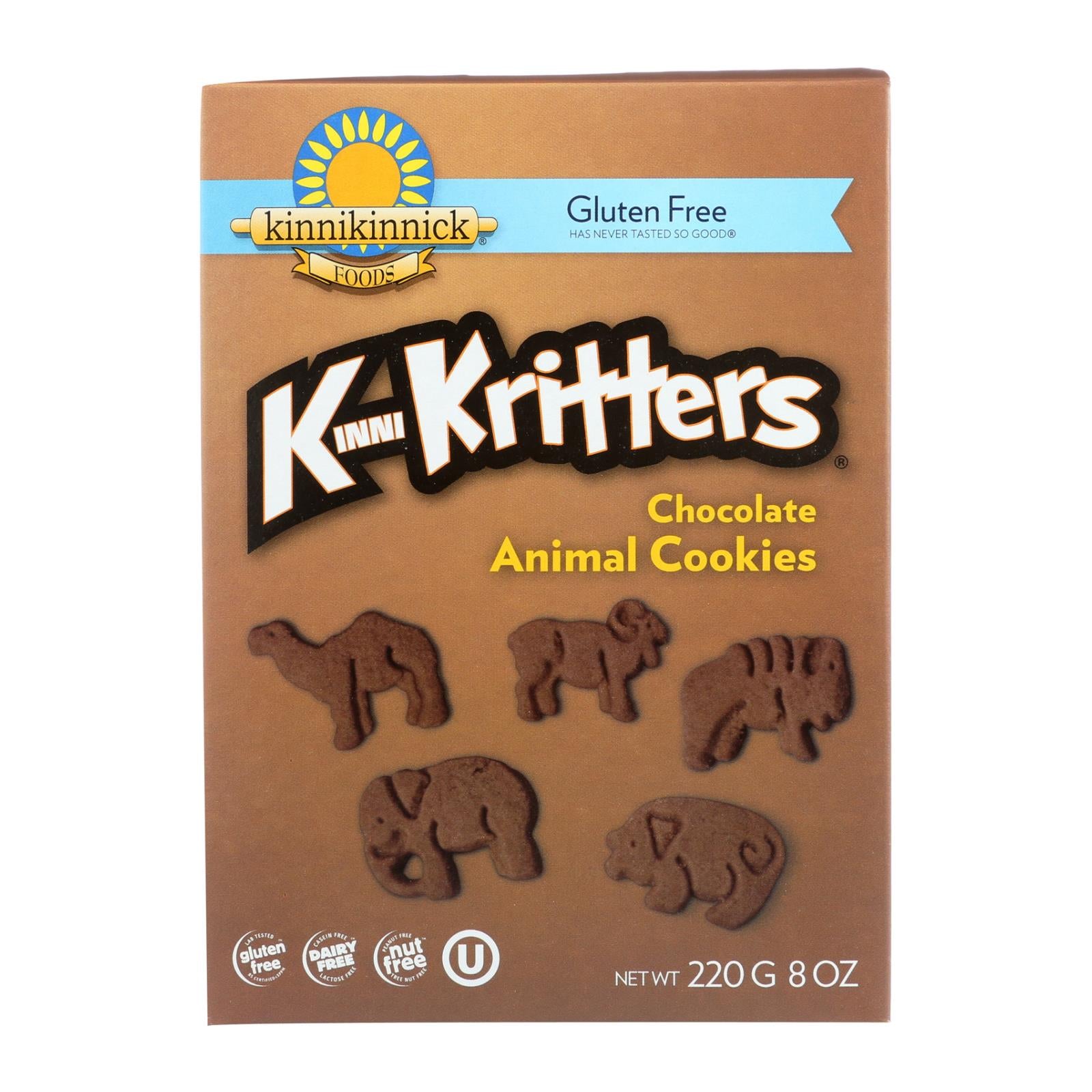 Kinnikinnick, Kinnikinnick Animal Cookies - Case of 6 - 8 oz. (Pack of 6)