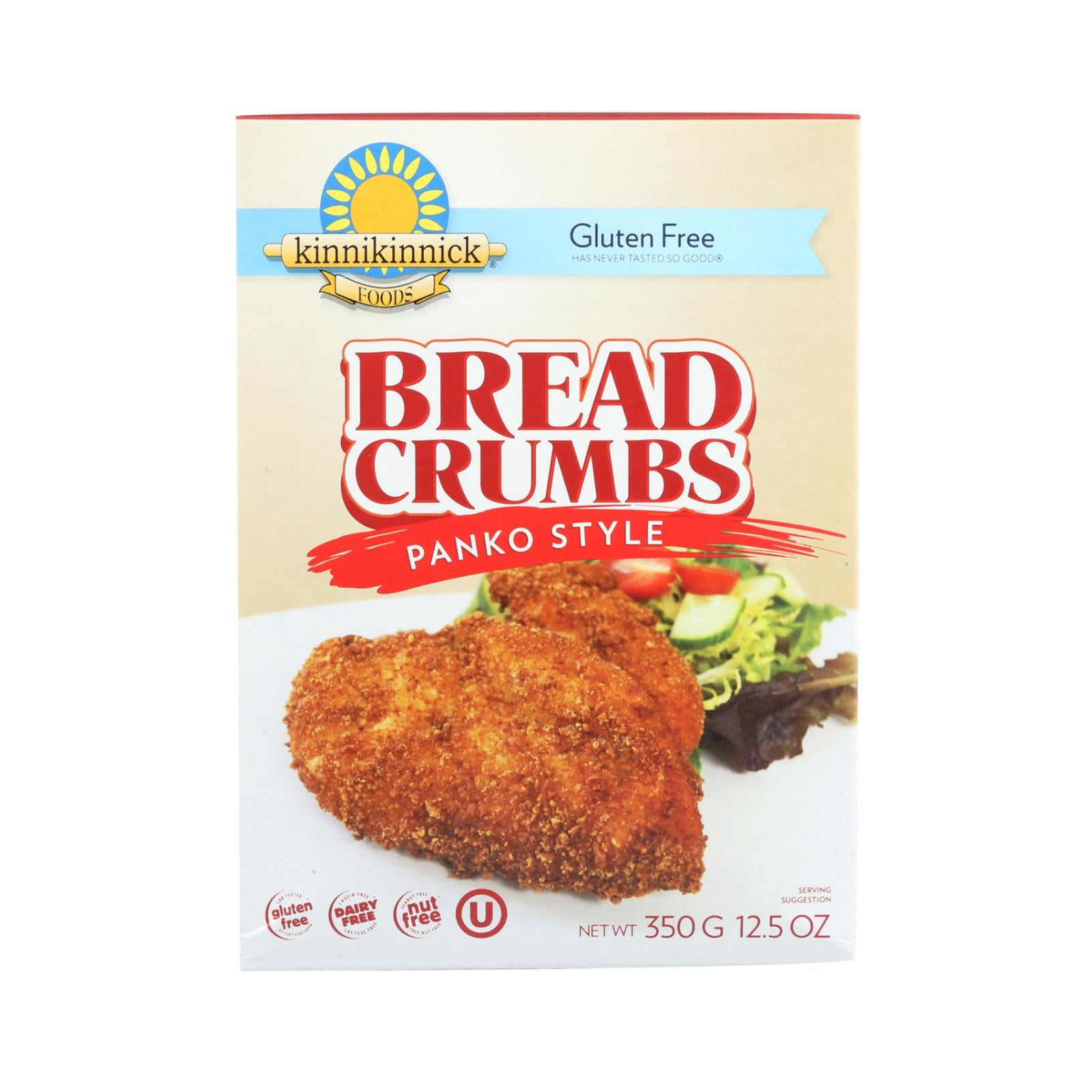 Kinnikinnick, Kinnikinnick Bread Panko Style - Case of 6 - 12.5 oz. (Pack of 6)