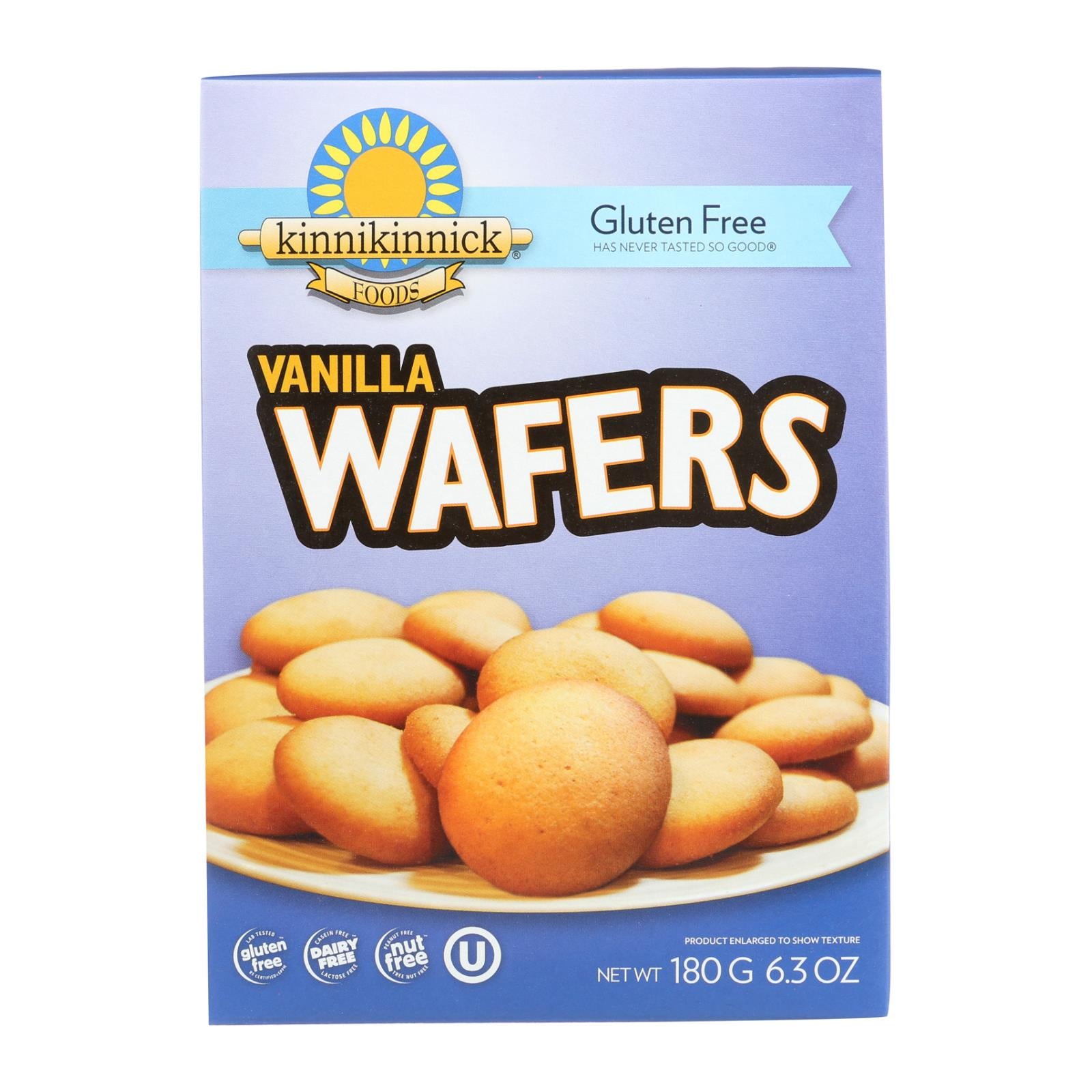 Kinnikinnick, Kinnikinnick Vanilla Wafer - Case of 6 - 6.3 oz. (Pack of 6)