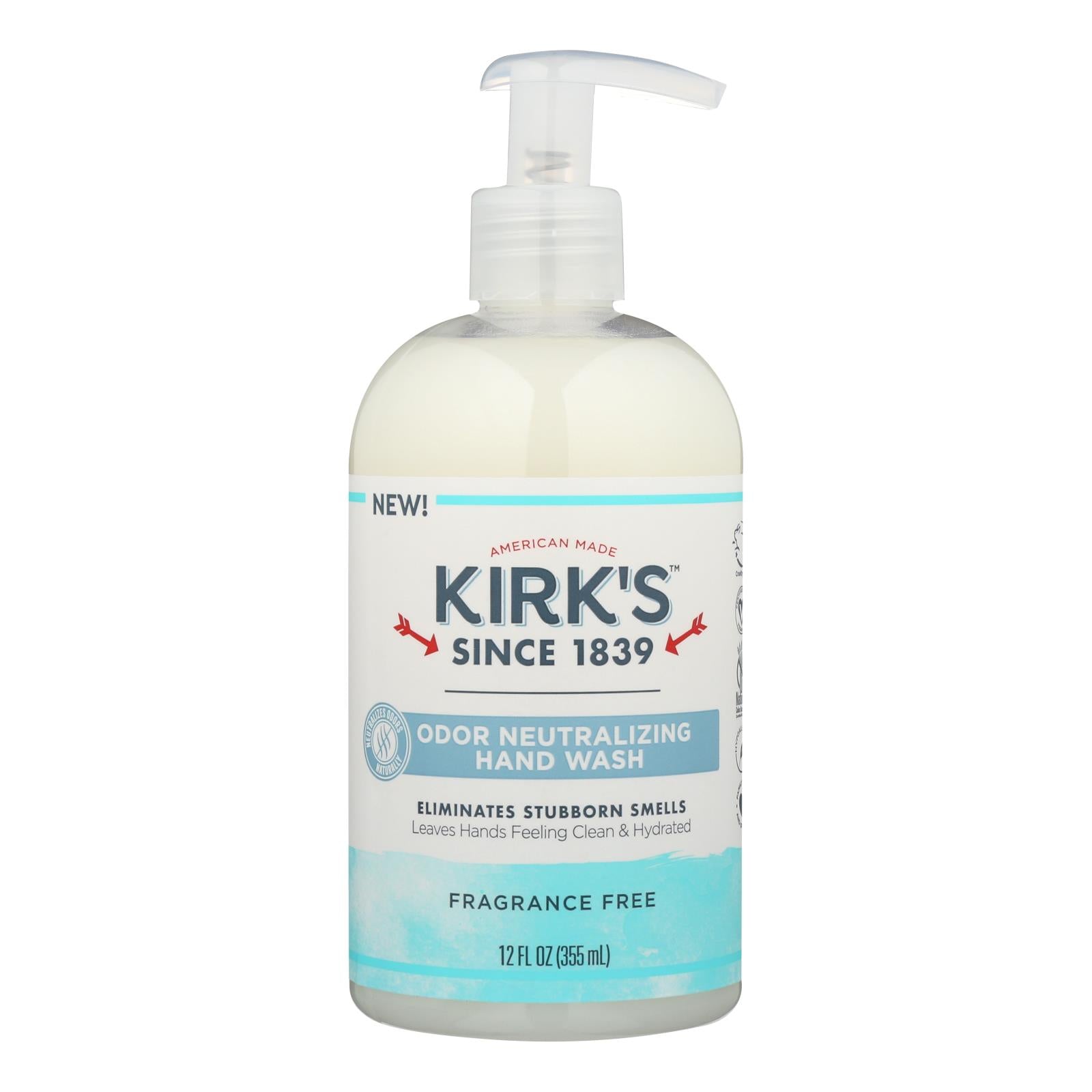 Kirk'S Natural, Kirk's Natural - Hand Soap Fragrance Free - 12 FZ