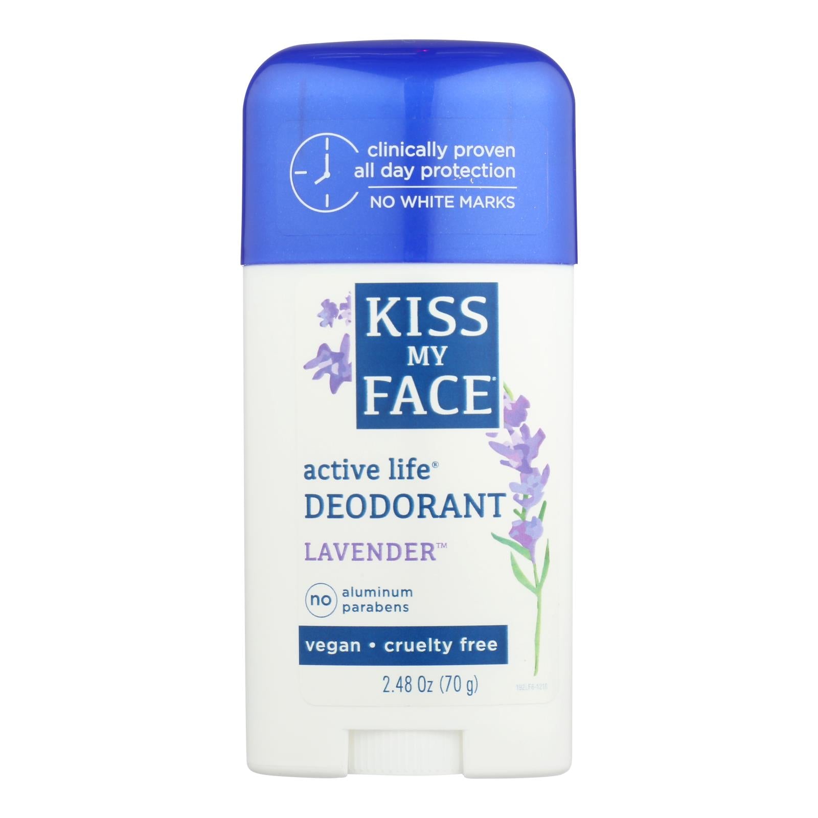 Kiss My Face, Kiss My Face Active Life Deodorant Lavender - 2.48 oz