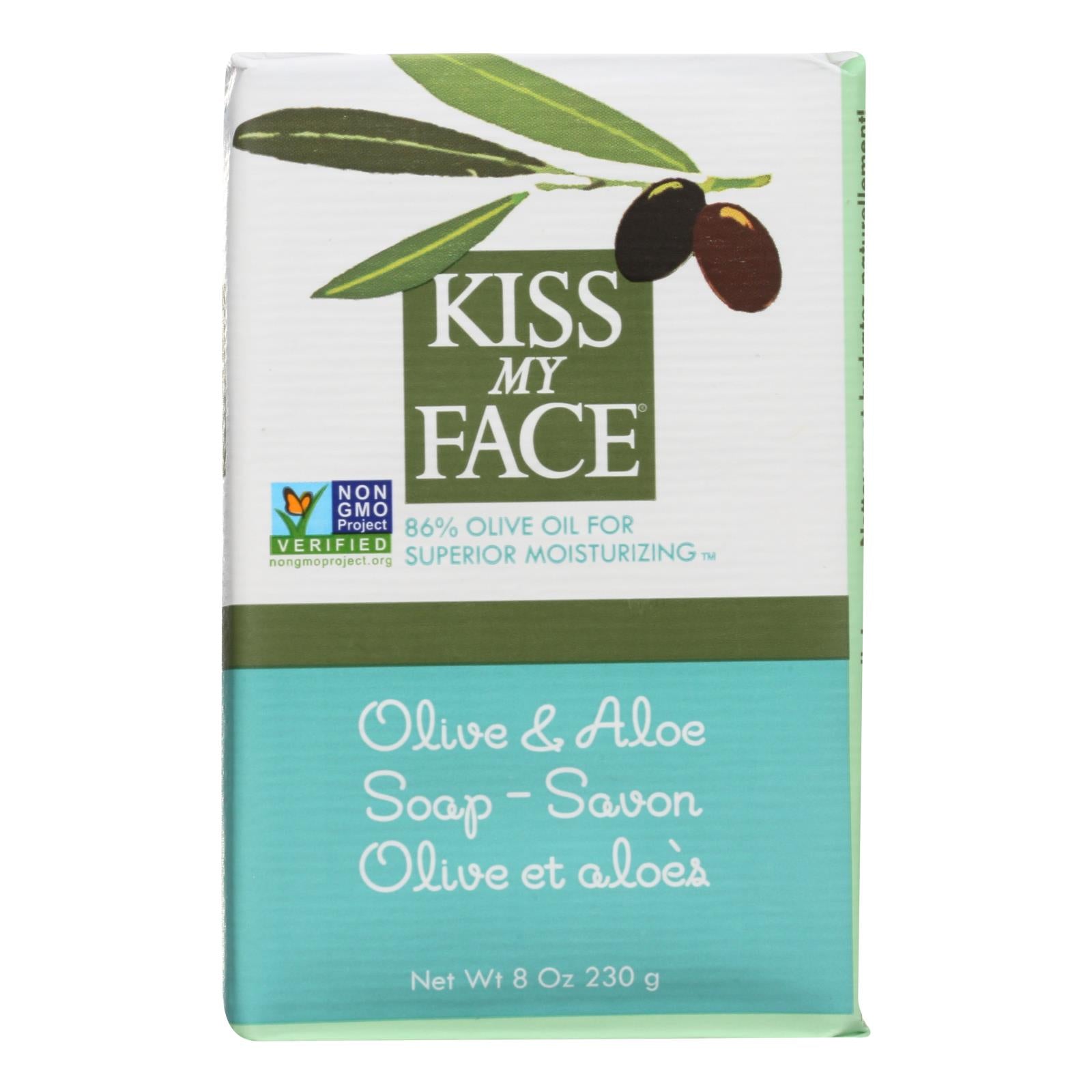 Kiss My Face, Kiss My Face Bar Soap Olive and Aloe - 8 oz