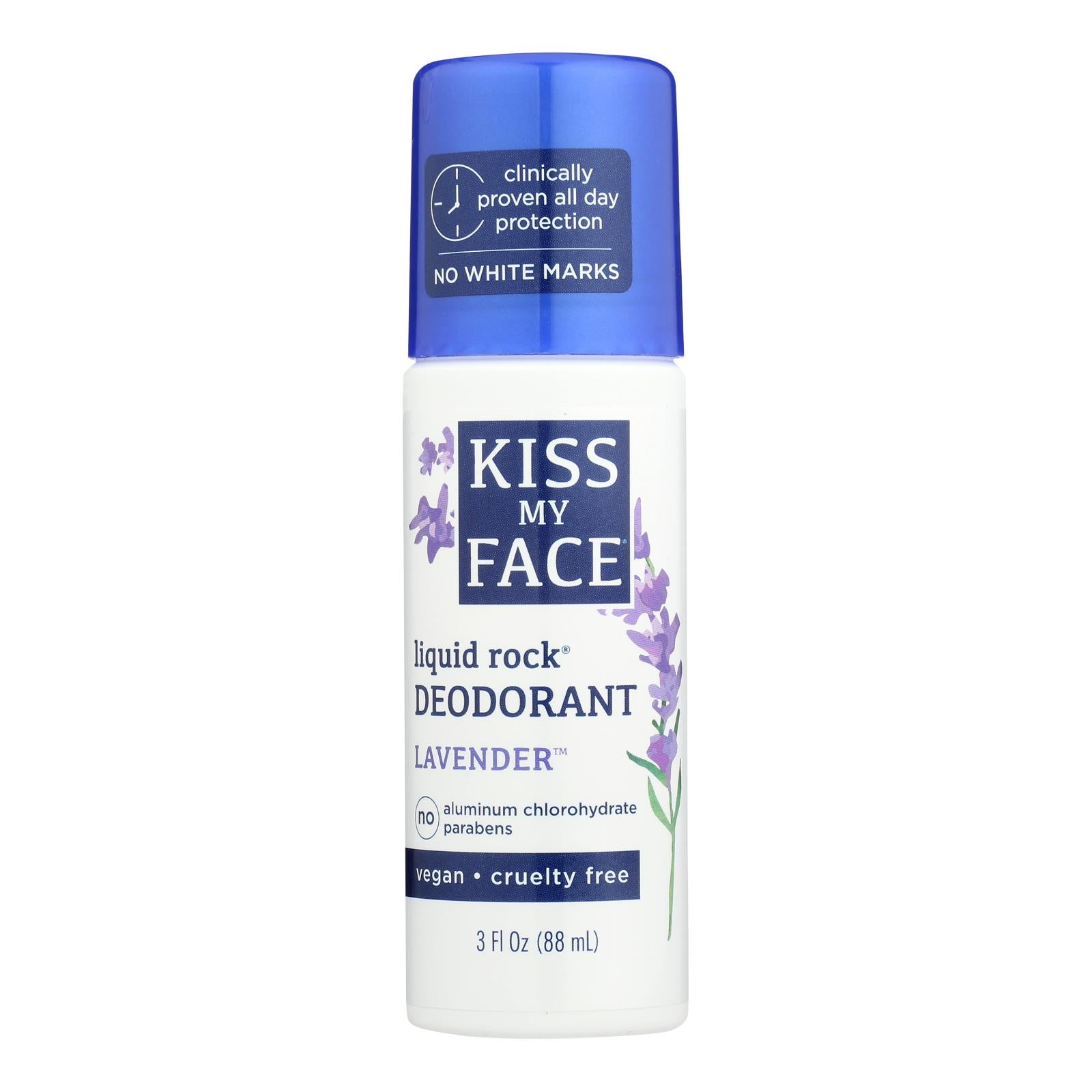 Kiss My Face, Kiss My Face Deodorant Liquid Rock Roll-On Lavender - 3 fl oz