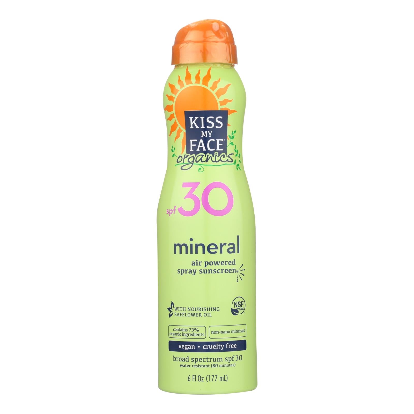 Kiss My Face, Kiss My Face Mineral Spray - Spf 30 - 6 fl oz