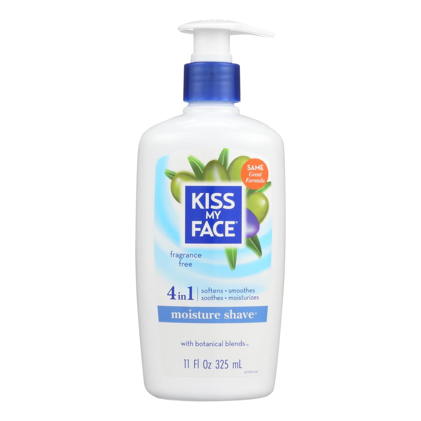 Kiss My Face, Kiss My Face Moisture Shave Fragrance Free - 11 fl oz