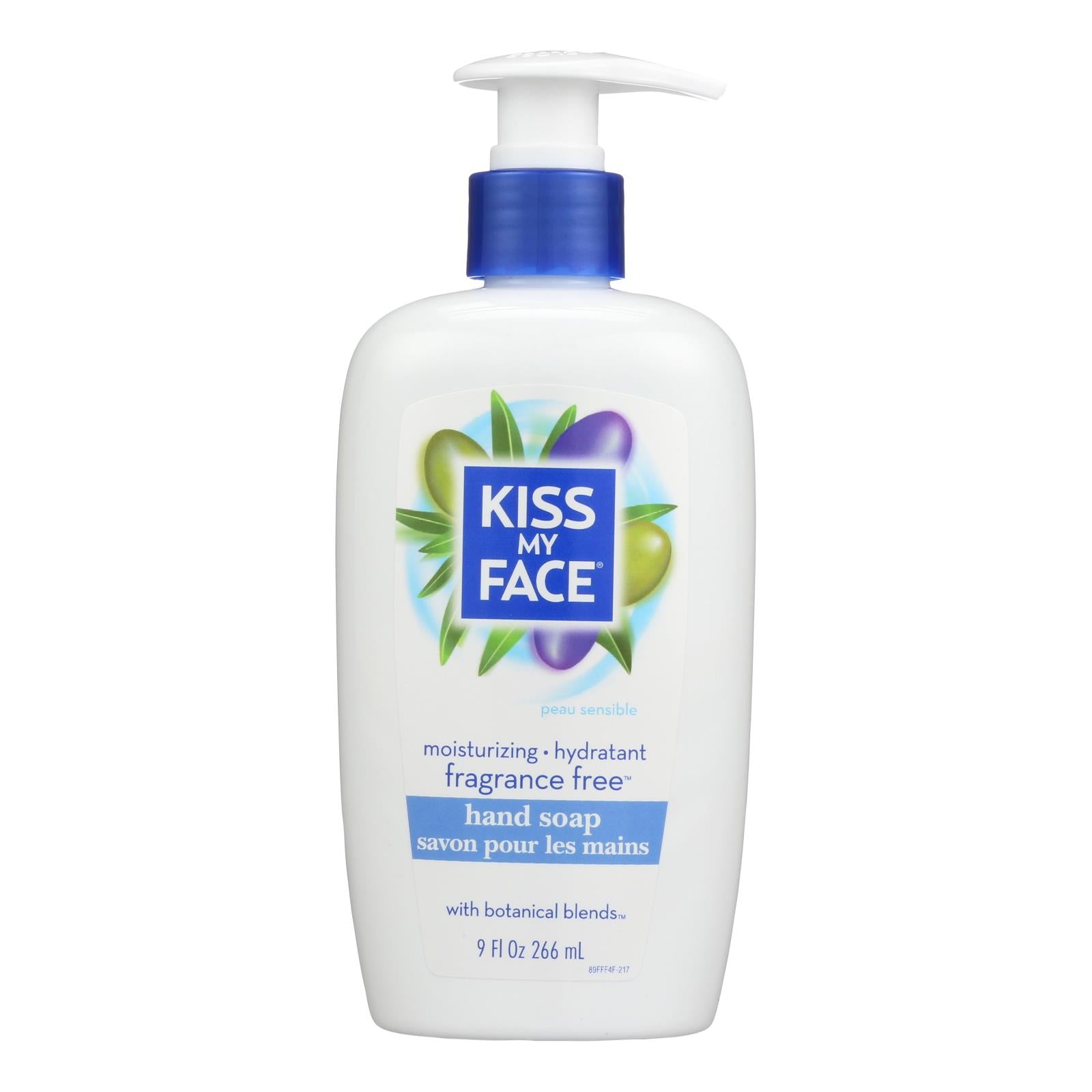 Kiss My Face, Kiss My Face Moisture Soap Fragrance Free - 9 fl oz