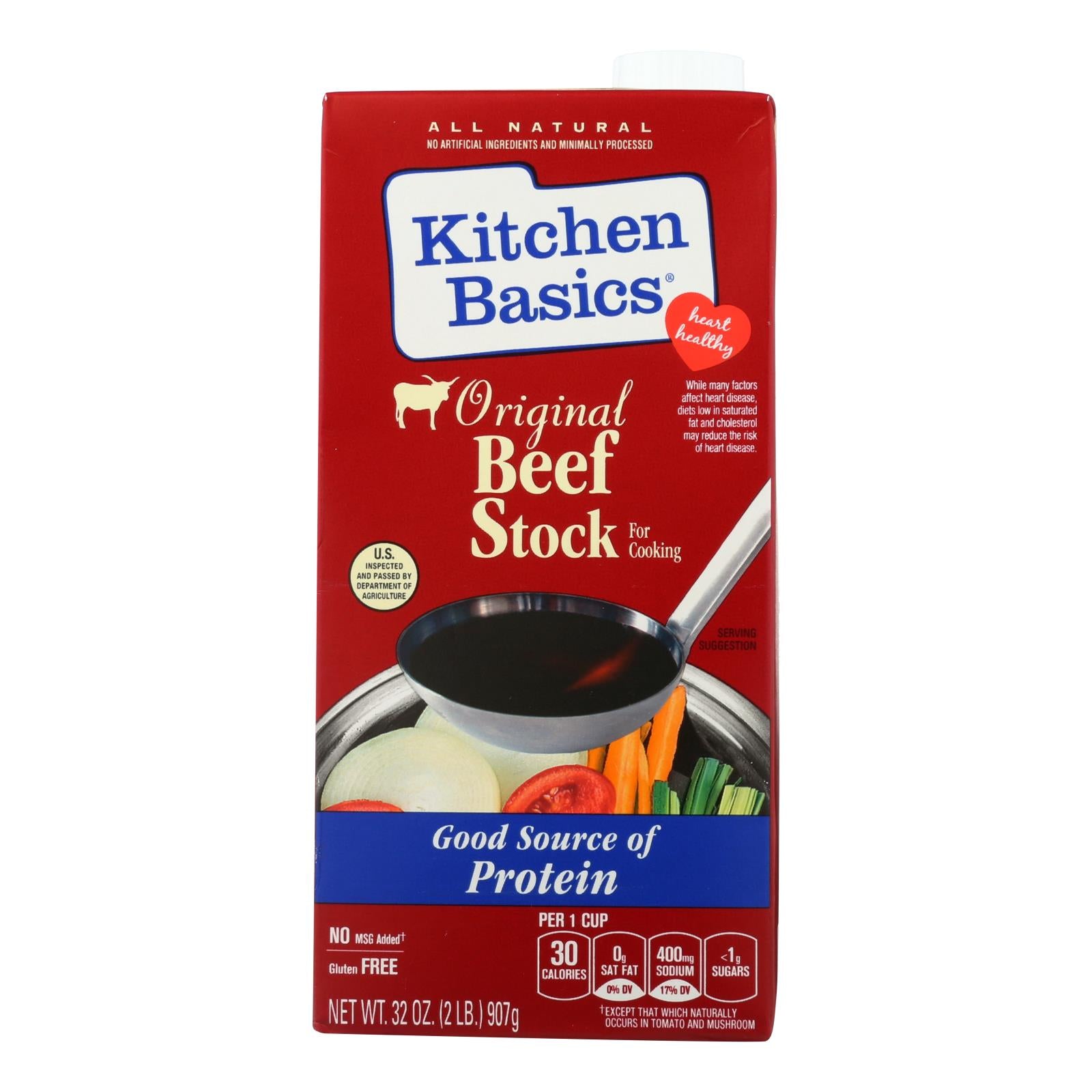 Kitchen Basics, Kitchen Basics Beef Stock - Case of 12 - 32 Fl oz.