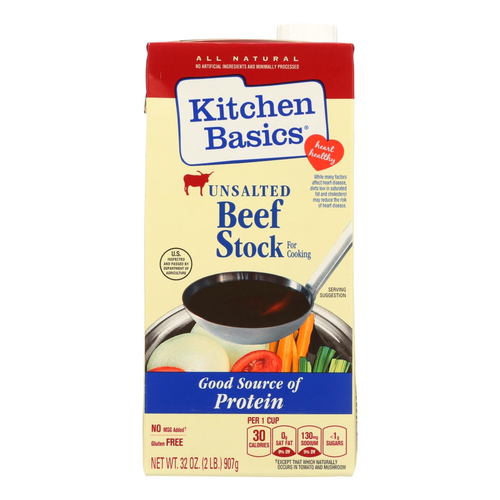 Kitchen Basics, Kitchen Basics Beef Stock - Case of 12 - 32 Fl oz.