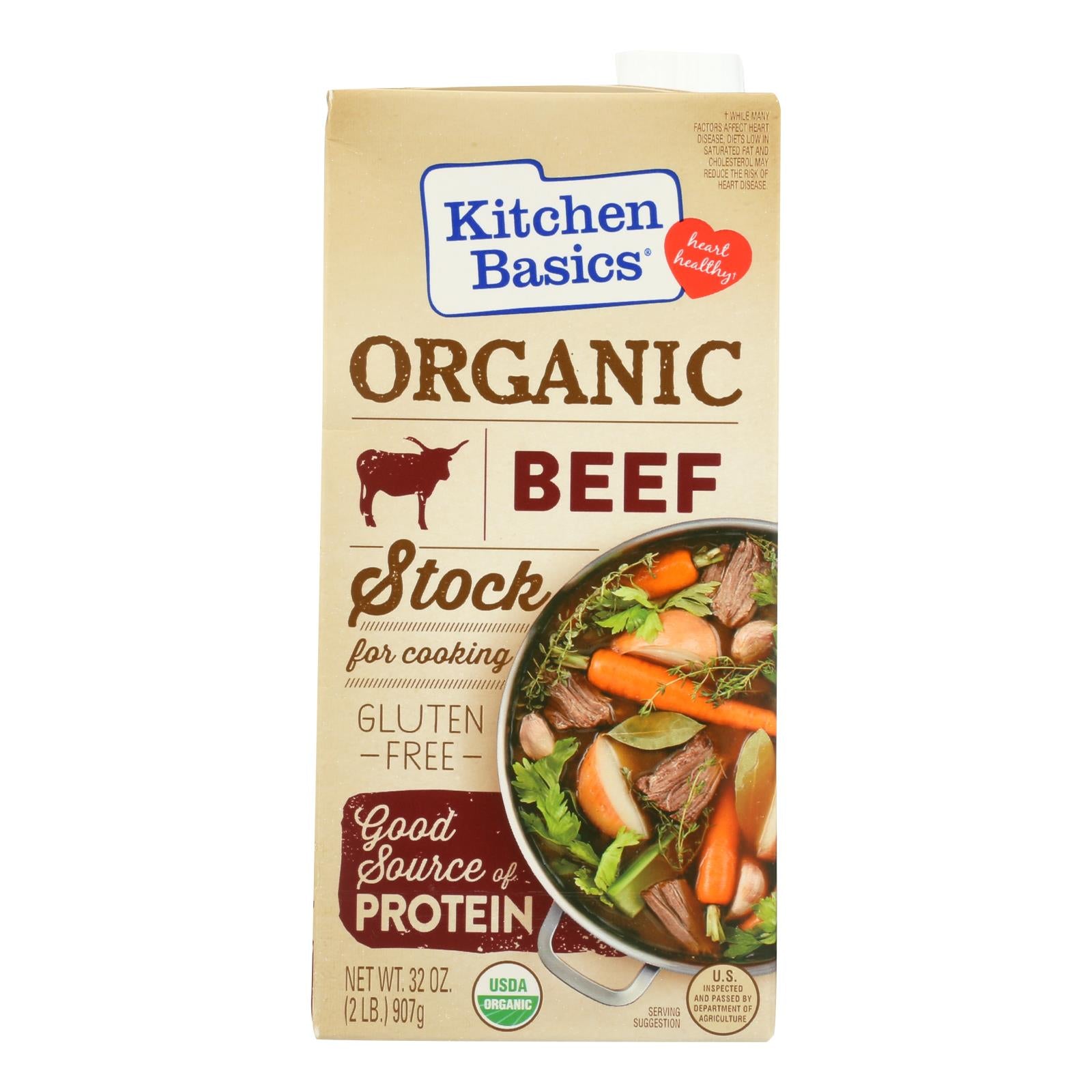 Kitchen Basics, Kitchen Basics Beef Stock - Case of 12 - 32 Fl oz. (Pack of 12)