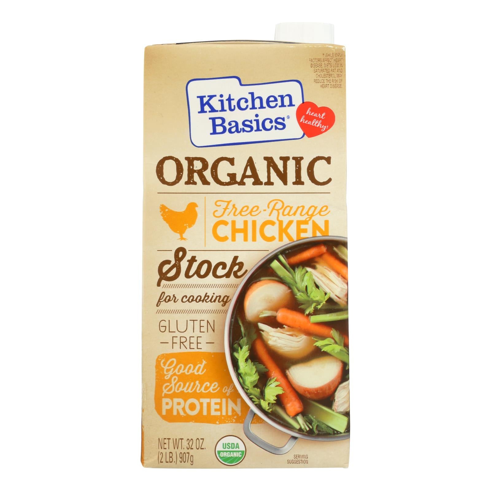 Kitchen Basics, Kitchen Basics Chicken Stock - Case of 12 - 32 Fl oz. (Pack of 12)