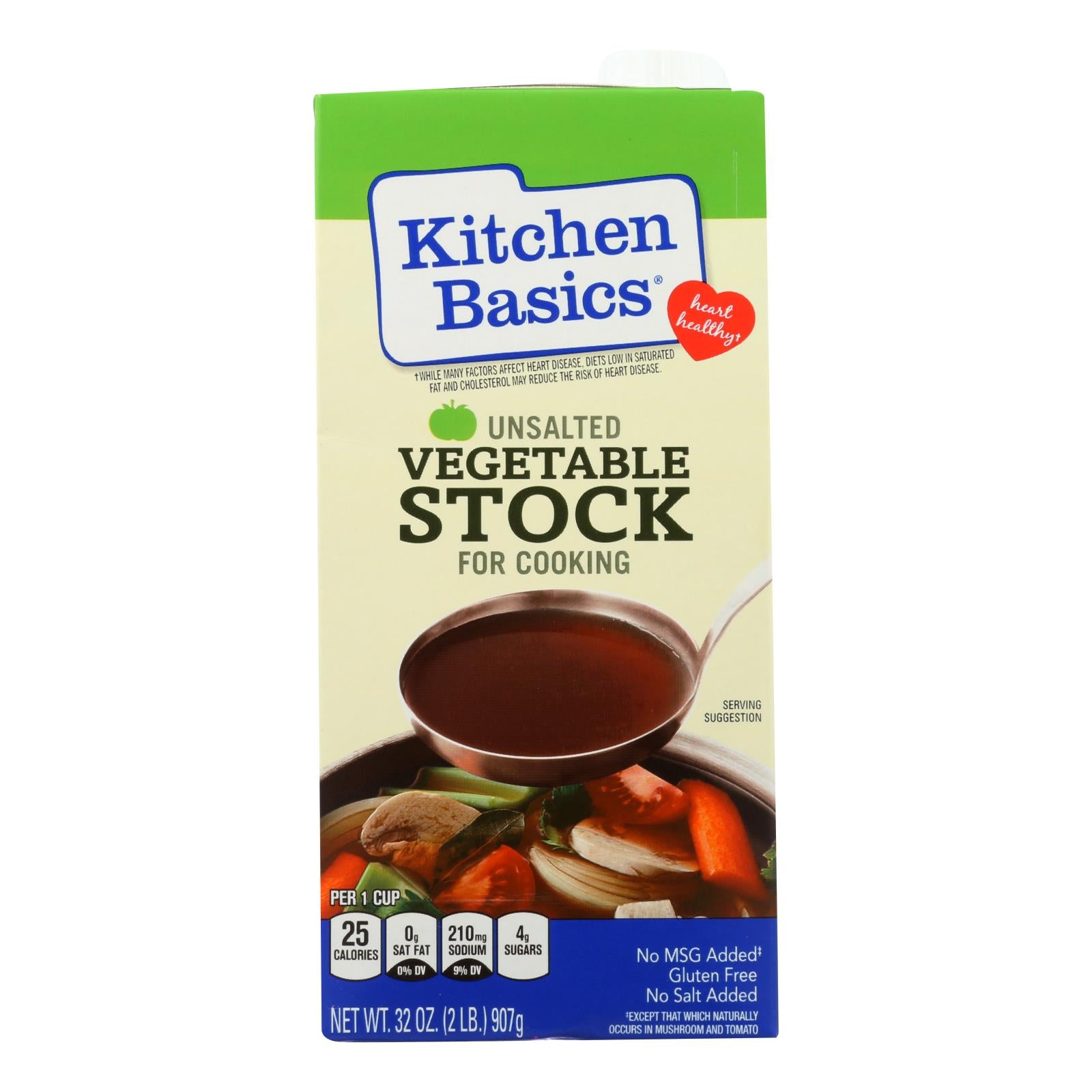 Kitchen Basics, Kitchen Basics Vegetable Stock - Case of 12 - 32 Fl oz.