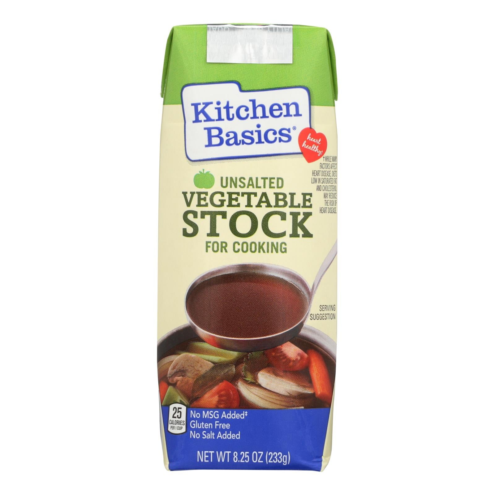 Kitchen Basics, Kitchen Basics Vegetable Stock - Case of 12 - 8.25 Fl oz. (Pack of 12)