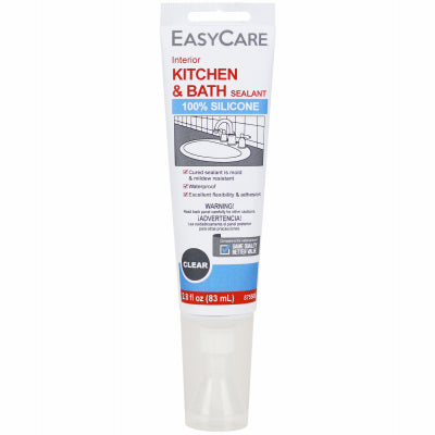 Dap Global Inc, Kitchen & Bath Silicone Sealant, Clear, 2.8-oz.