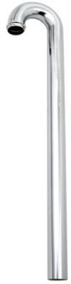 Plumb Shop Div Brasscraft, Kitchen Floor Drain Trap, Chrome-Plated Brass, 22-Ga., 1.5-In. OD Tube x 19.75-In.