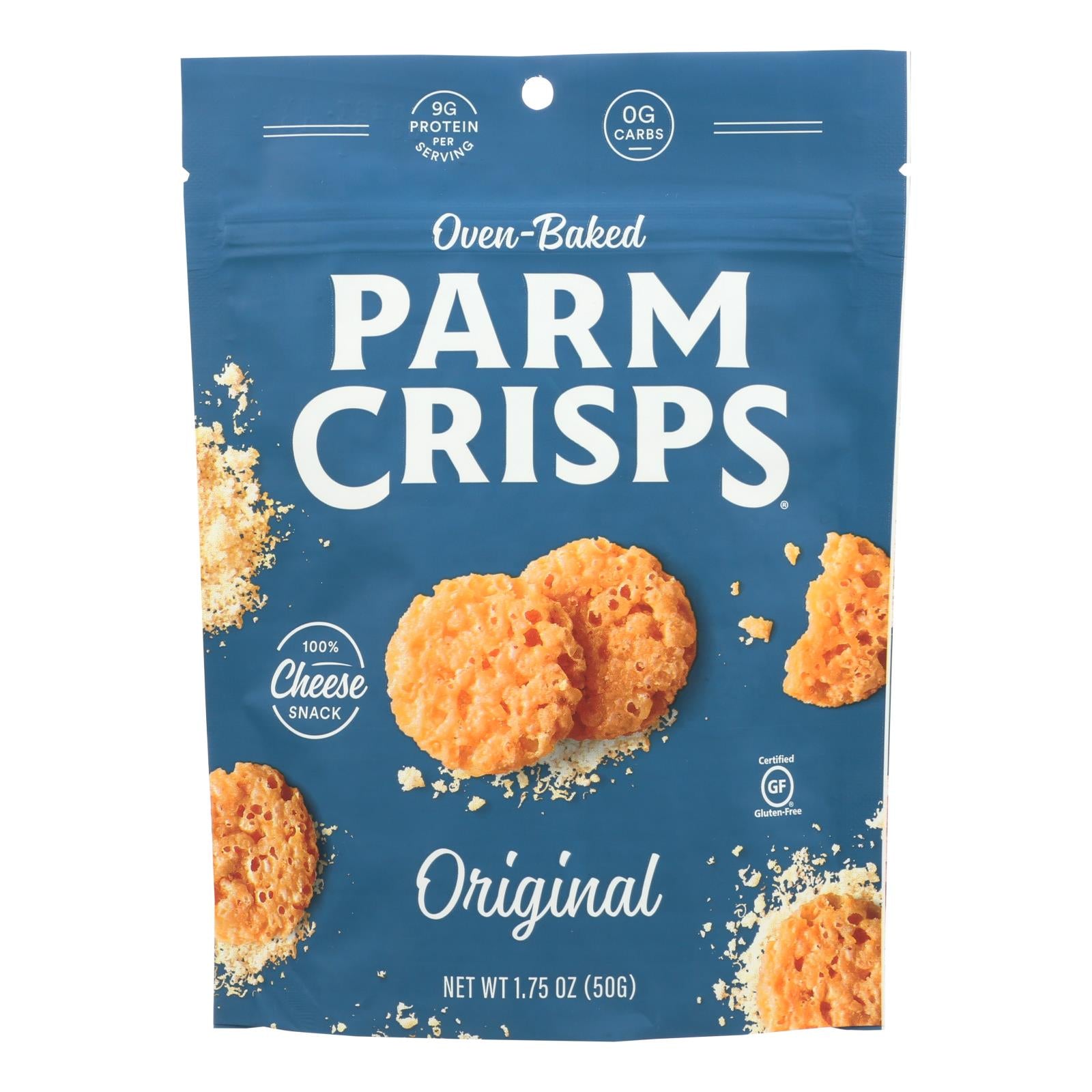 Kitchen Table Bakers, Kitchen Table Bakers Parm Crisps - Original Parmesan - Case of 12 - 1.75 oz. (Pack of 12)