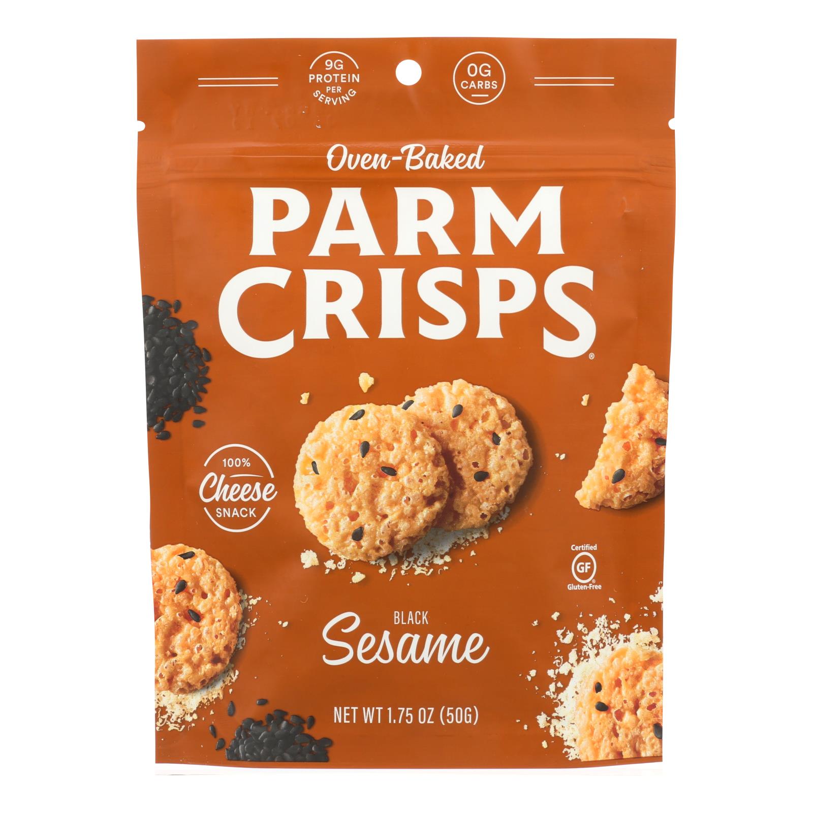 Kitchen Table Bakers, Kitchen Table Bakers Parm Crisps - Sesame Parmesan - Case of 12 - 1.75 oz. (Pack of 12)