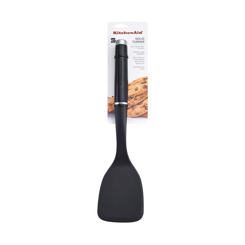 LIFETIME BRANDS CORPORATION, KitchenAid 3.5 in. W x 8.5 in. L Black ABS/Nylon Solid Turner