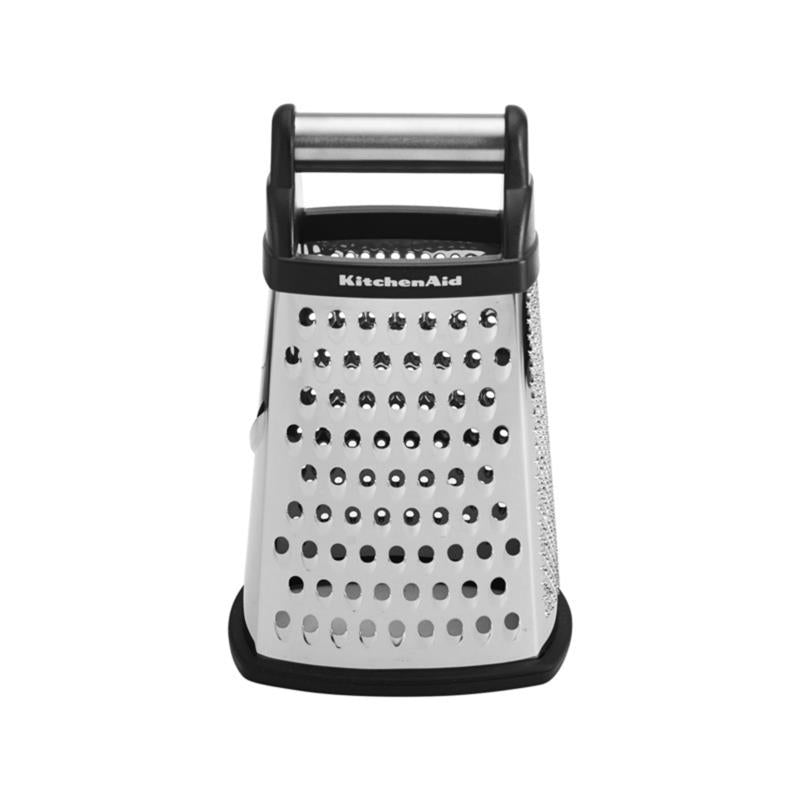 LIFETIME BRANDS CORPORATION, KitchenAid 6.25 in. W x 5.25 in. L Black/Silver Stainless Steel Box Grater