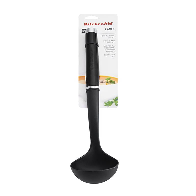 LIFETIME BRANDS CORPORATION, KitchenAid Black ABS Plastic Ladle