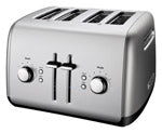 KITCHENAID INC, KitchenAid  Metal  Silver  4  Toaster