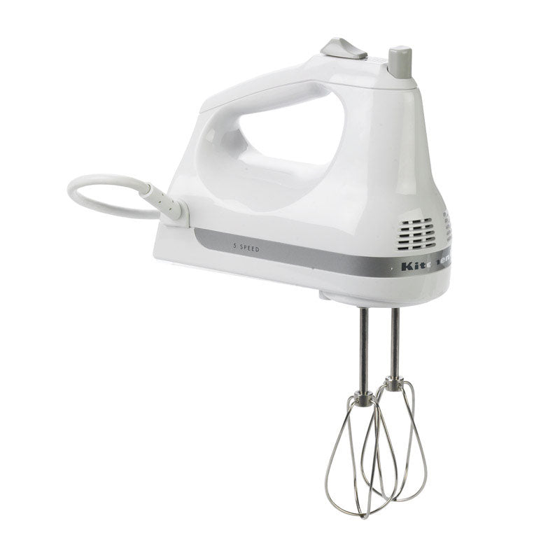 KITCHENAID INC, KitchenAid White 5 speed Hand Mixer