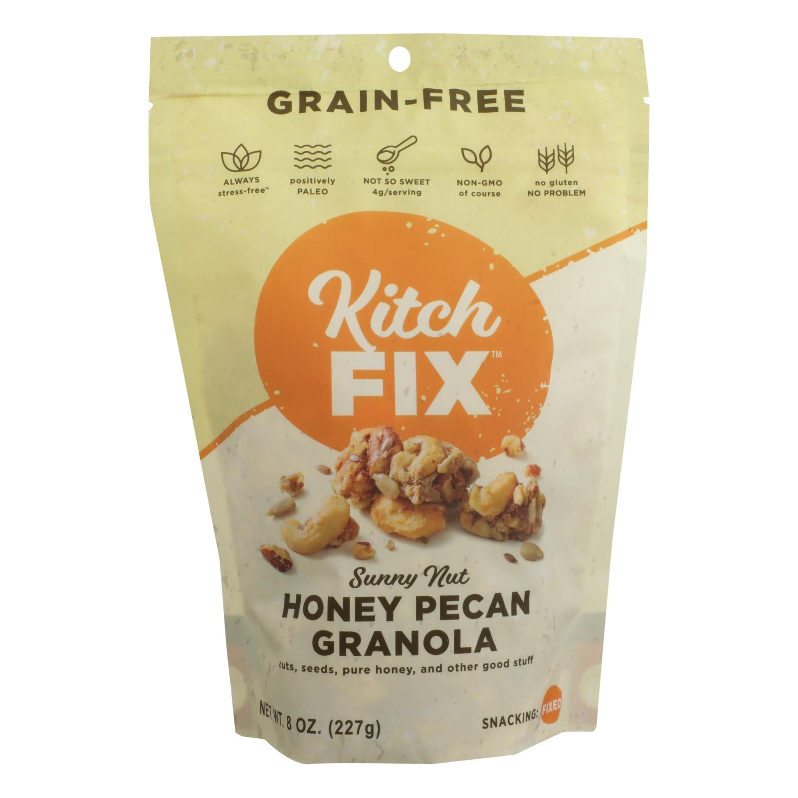 Kitchfix, Kitchfix - Granola Green Fr Hny Pecan - Case of 6 - 8 OZ (Pack of 6)