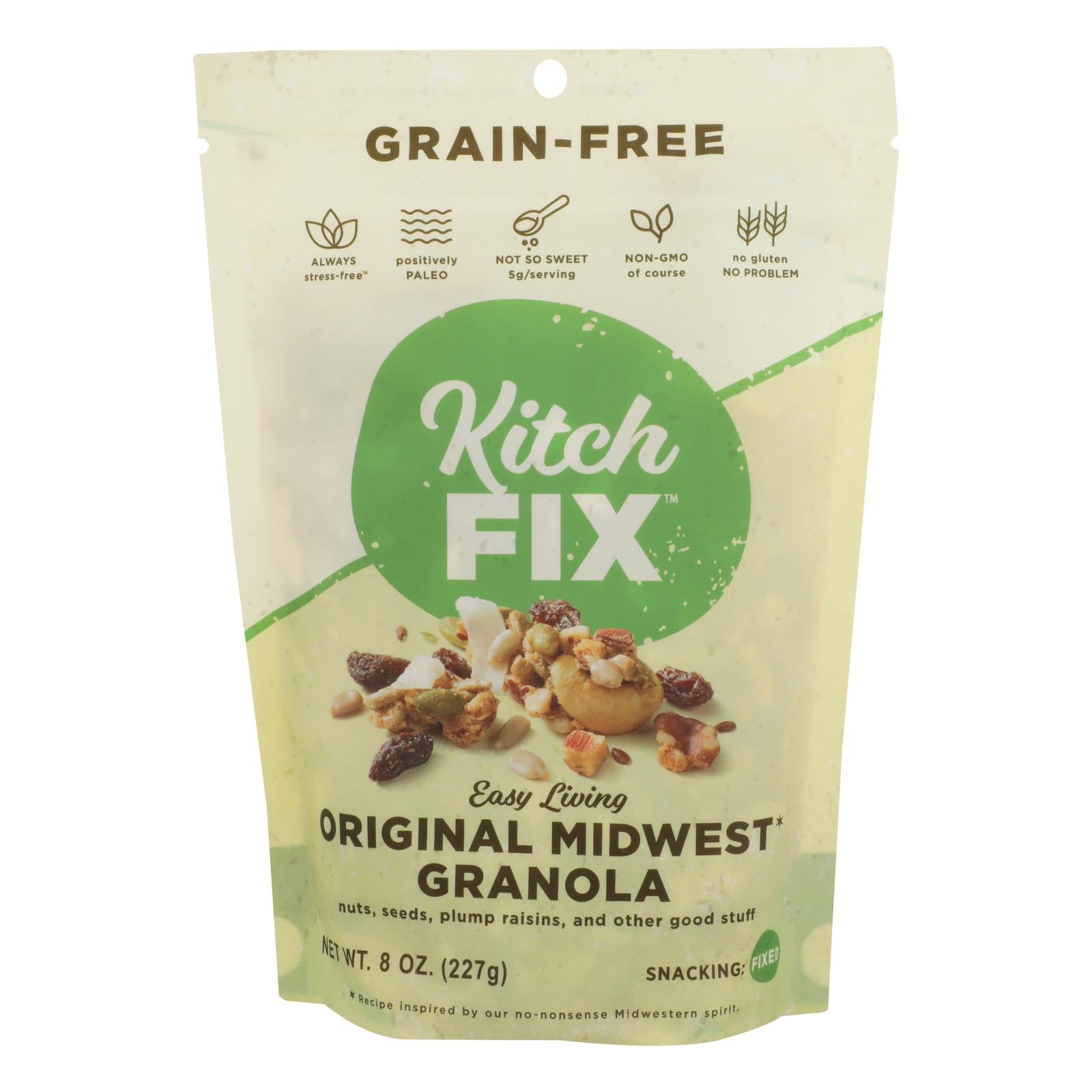 Kitchfix, Kitchfix - Granola Green Fr Original - Case of 6 - 8 OZ (Pack of 6)