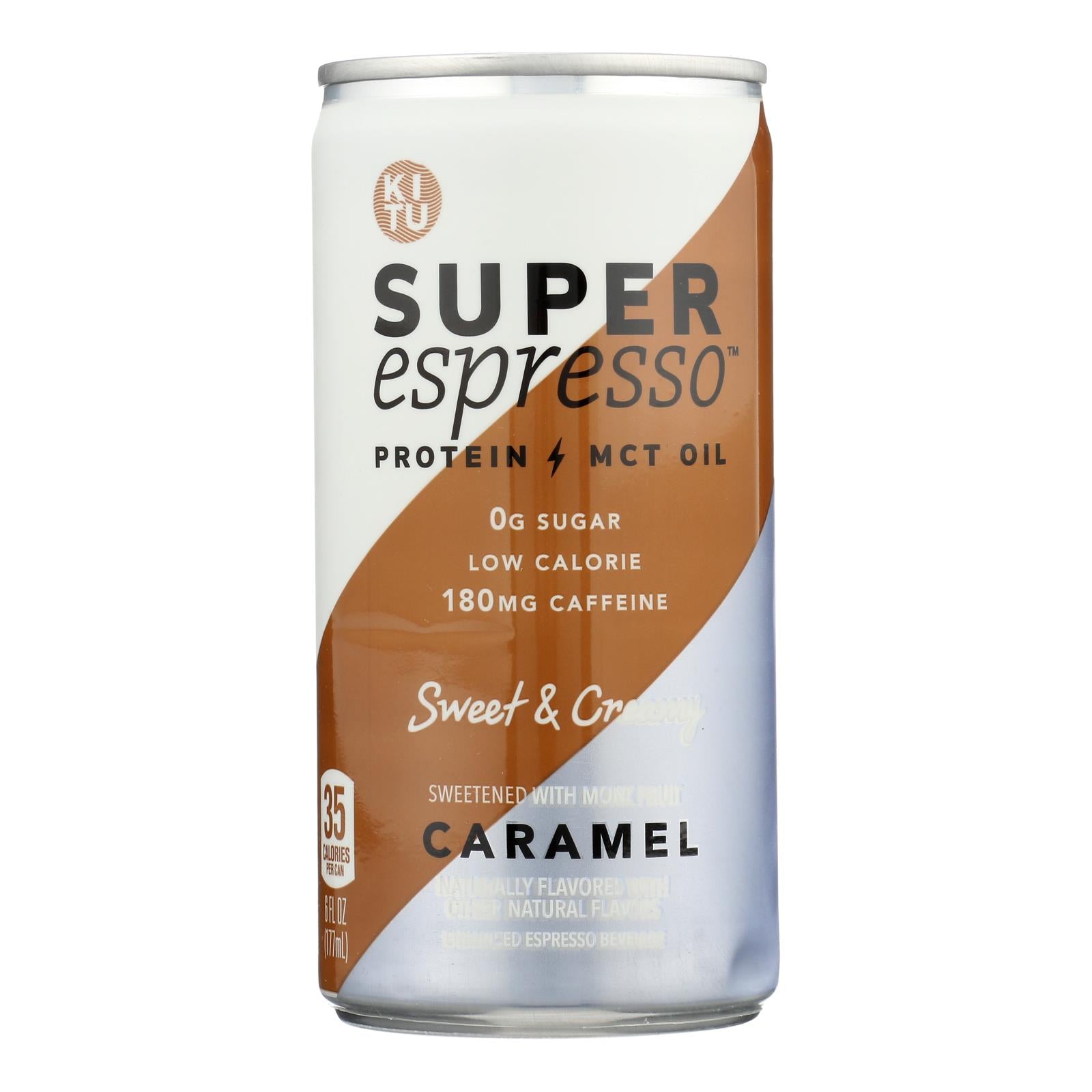 Kitu, Kitu - Coffee Super Espresso Caramel - Case of 12 - 6 OZ (Pack of 12)