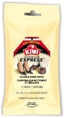 JOHNSON SC & SONS INC, Kiwi 16600 Express Shine™ Clean And Shine Wipes 15 Count  (Pack Of 6)