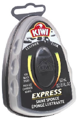 JOHNSON SC & SONS INC, Kiwi Express Shine Black Sponge Shoe Polish 0.23 oz.