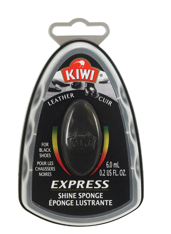 JOHNSON SC & SONS INC, Kiwi Express Shine Black Sponge Shoe Polish 0.23 oz.