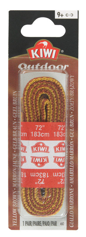 JOHNSON SC & SONS INC, Kiwi Outdoor 72 in. Gold &  Brown Boot Laces