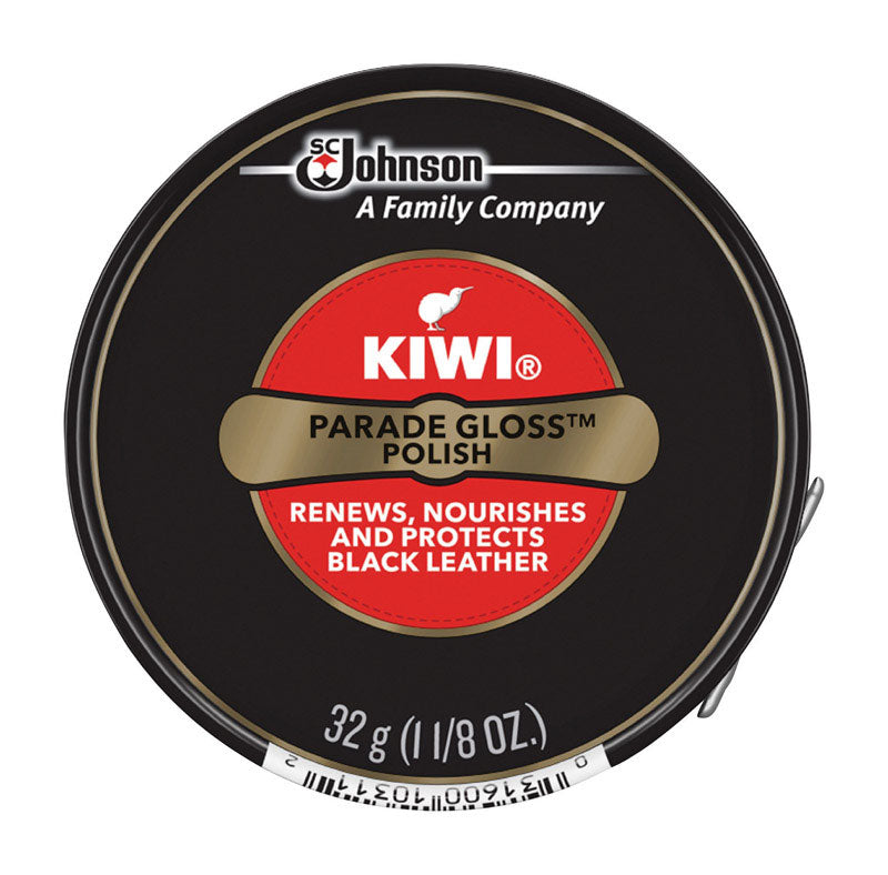 JOHNSON SC & SONS INC, Kiwi Parade Gloss Black Shoe Polish 1-1/8 oz