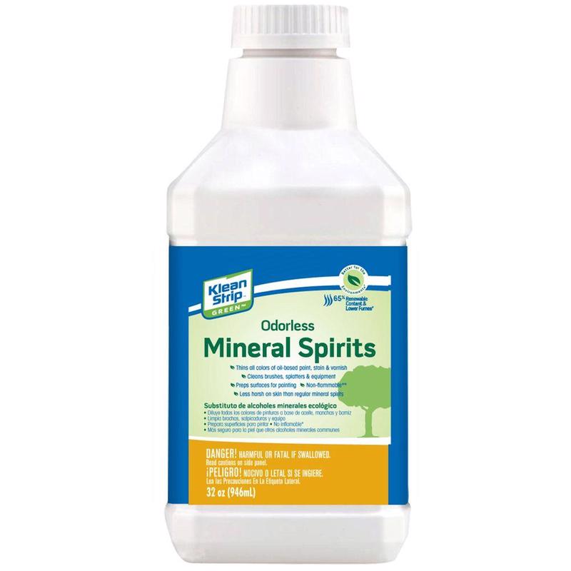 WM BARR & COMPANY, Klean Strip Green Odorless Mineral Spirits 32 oz. (Pack of 4)