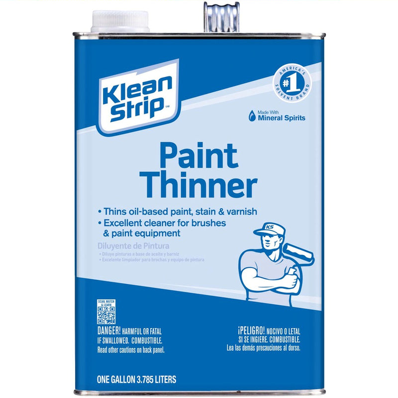 WM BARR & COMPANY, Klean Strip Paint Thinner 1 gal. (Pack of 4)