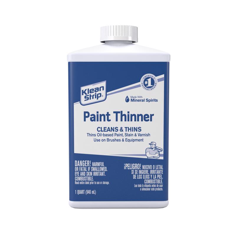 WM BARR & COMPANY, Klean Strip Paint Thinner 1 qt (Pack of 4)