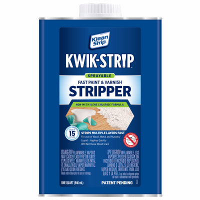 WM BARR & COMPANY, Klean Strip Sprayable Fast Paint and Varnish Stripper 1 qt (Pack of 4)