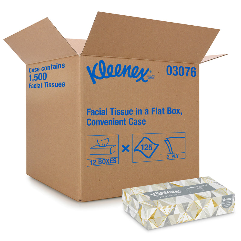 KIMBERLY-CLARK CORP, Kleenex Professional 125 count Facial Tissue (Pack of 12)