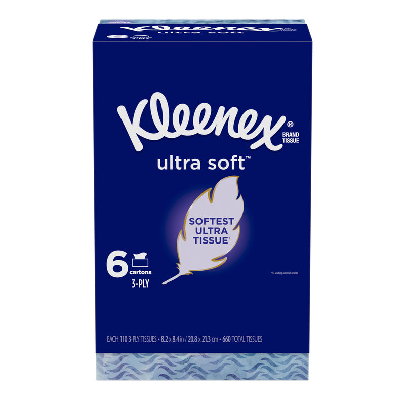 KIMBERLY-CLARK CORP, Kleenex Ultra Soft 110 count Facial Tissue (Pack of 4)