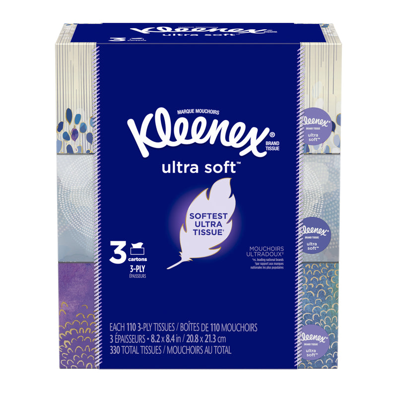 KIMBERLY-CLARK CORP, Kleenex Ultra Soft 110 count Facial Tissue (Pack of 8)