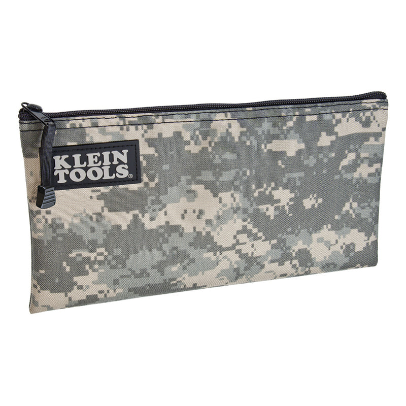 Klein Tools, Klein Tools 0.5 in. W X 7 in. H Cordura Fabric Zippered Bag Camo 1 pc