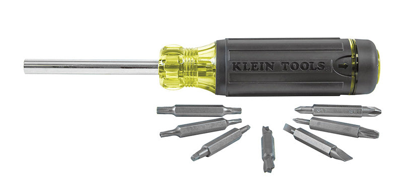 Klein Tools, Klein Tools 1/4 in. X 4 in. L Multi-Bit Screwdriver 15 pc