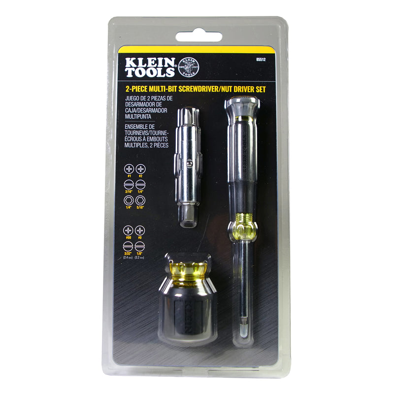 Klein Tools, Klein Tools 2 pc. Multi-Bit Screwdriver/Nut Driver Set