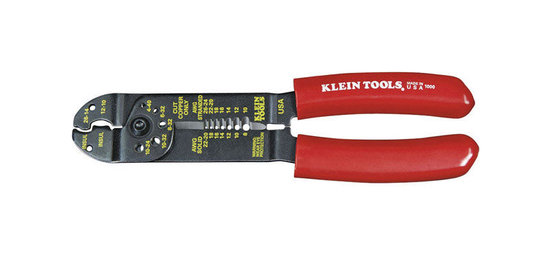 Klein Tools, Klein Tools 22 Ga. 7-3/4 in. L Wire Stripper/Cutter