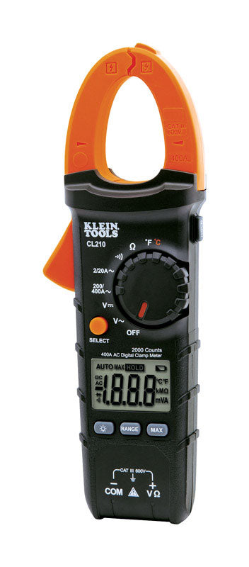 Klein Tools, Klein Tools -40 - 1832 F LCD Clamp Meter 1 pk