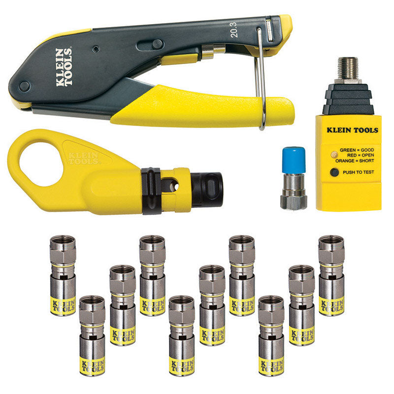 Klein Tools, Klein Tools Coax Installer and Test Kit 1 pk